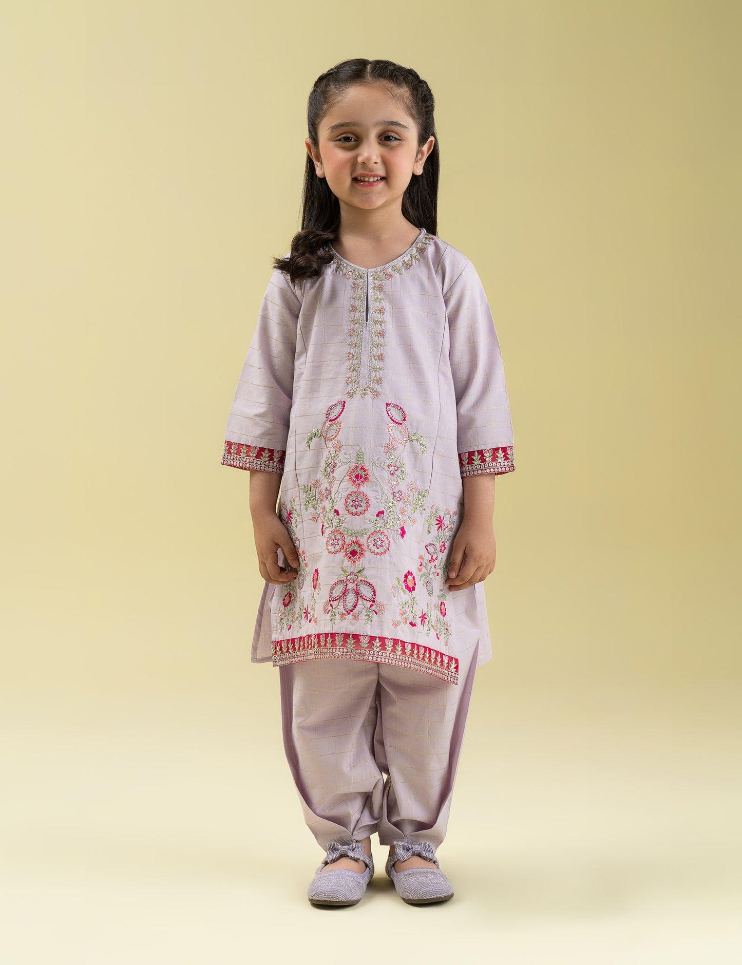 2 PIECE ETHNIC EMBROIDERED SUIT