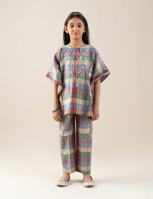 2 PIECE EMBROIDERED SUIT