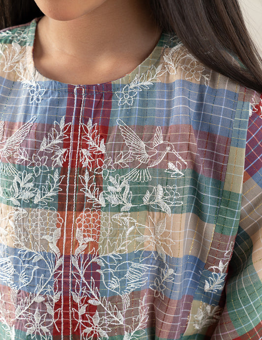 2 PIECE EMBROIDERED SUIT