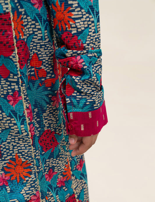 2 PIECE PRINTED SUIT
