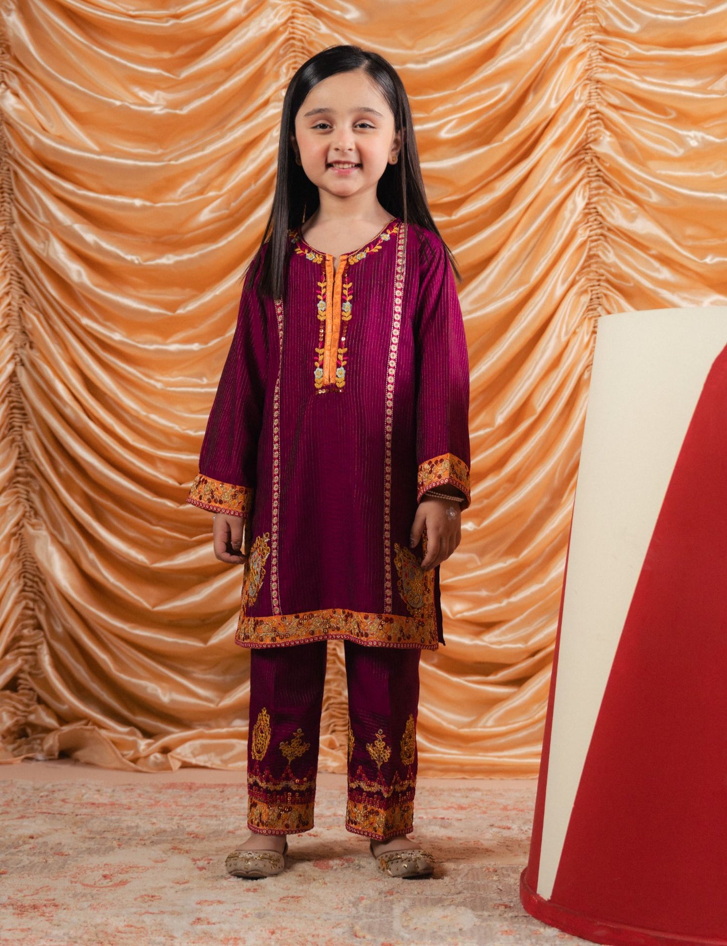 2 PIECE ETHNIC EMBROIDERED SUIT