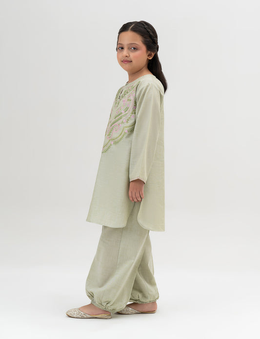 2 PIECE EMBROIDERED SUIT