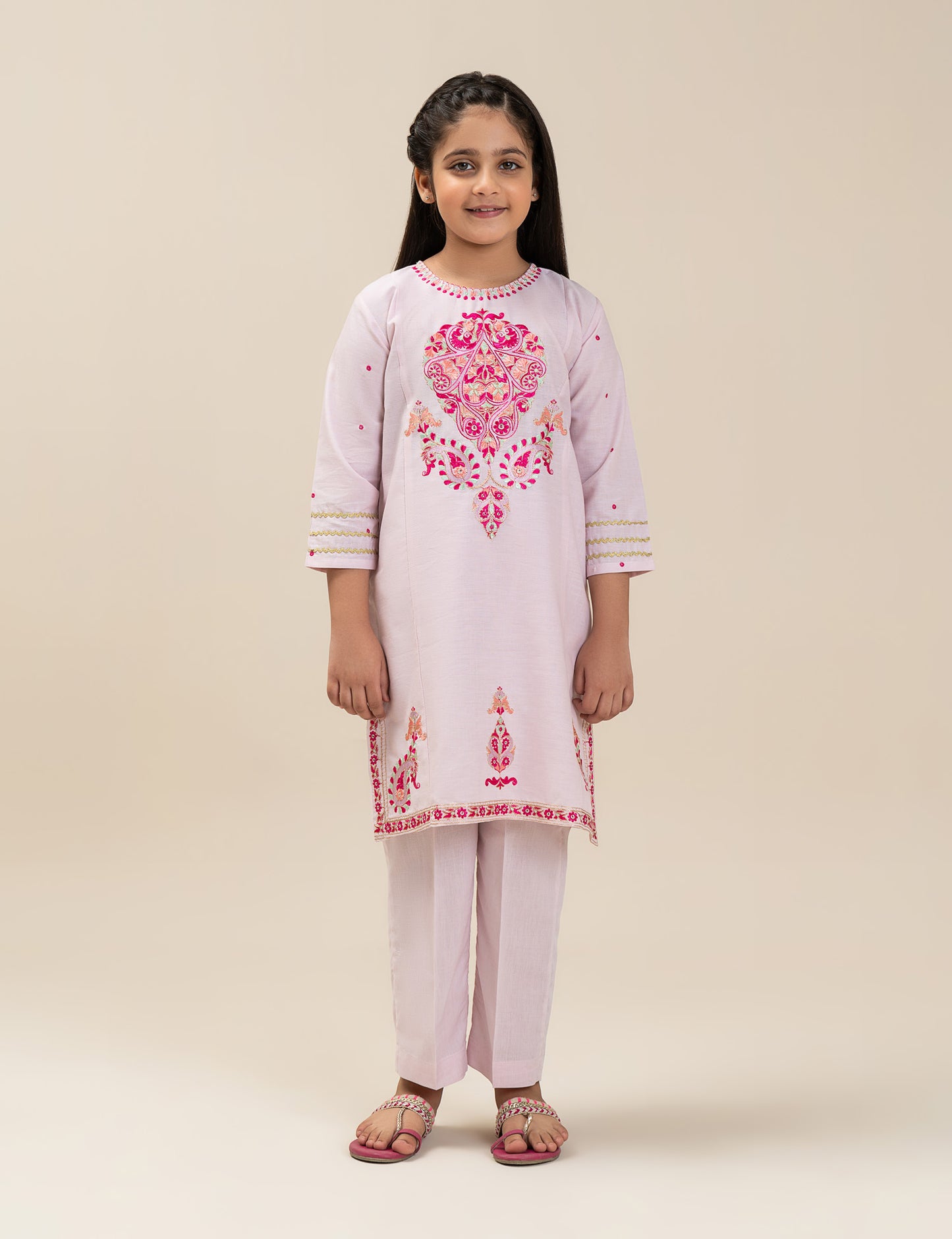 2 PIECE EMBROIDERED SUIT