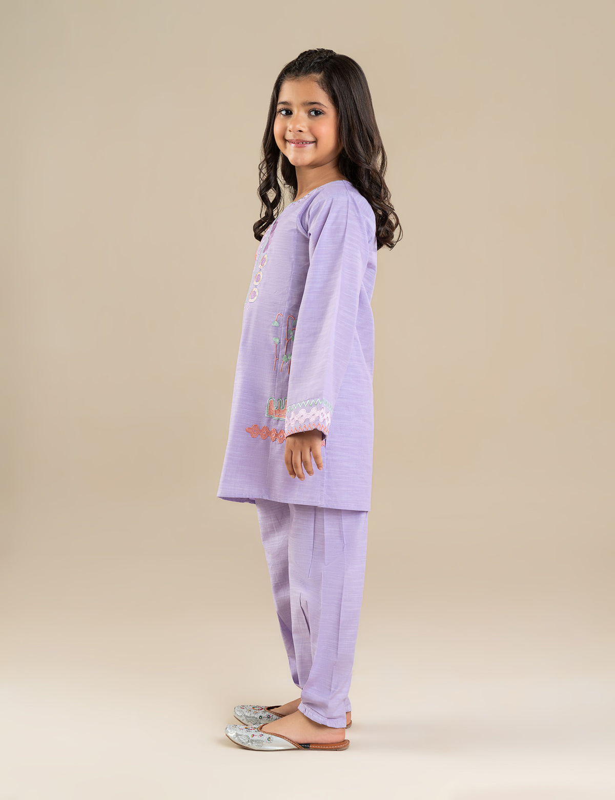2 PIECE EMBROIDERED SUIT