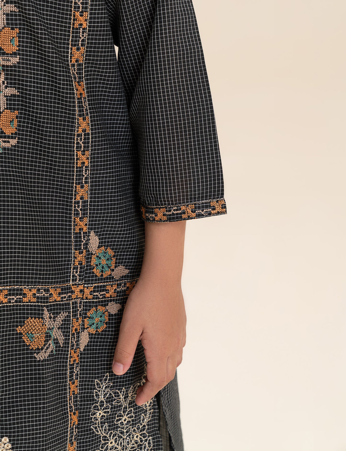2 PIECE ETHNIC EMBROIDERED SUIT