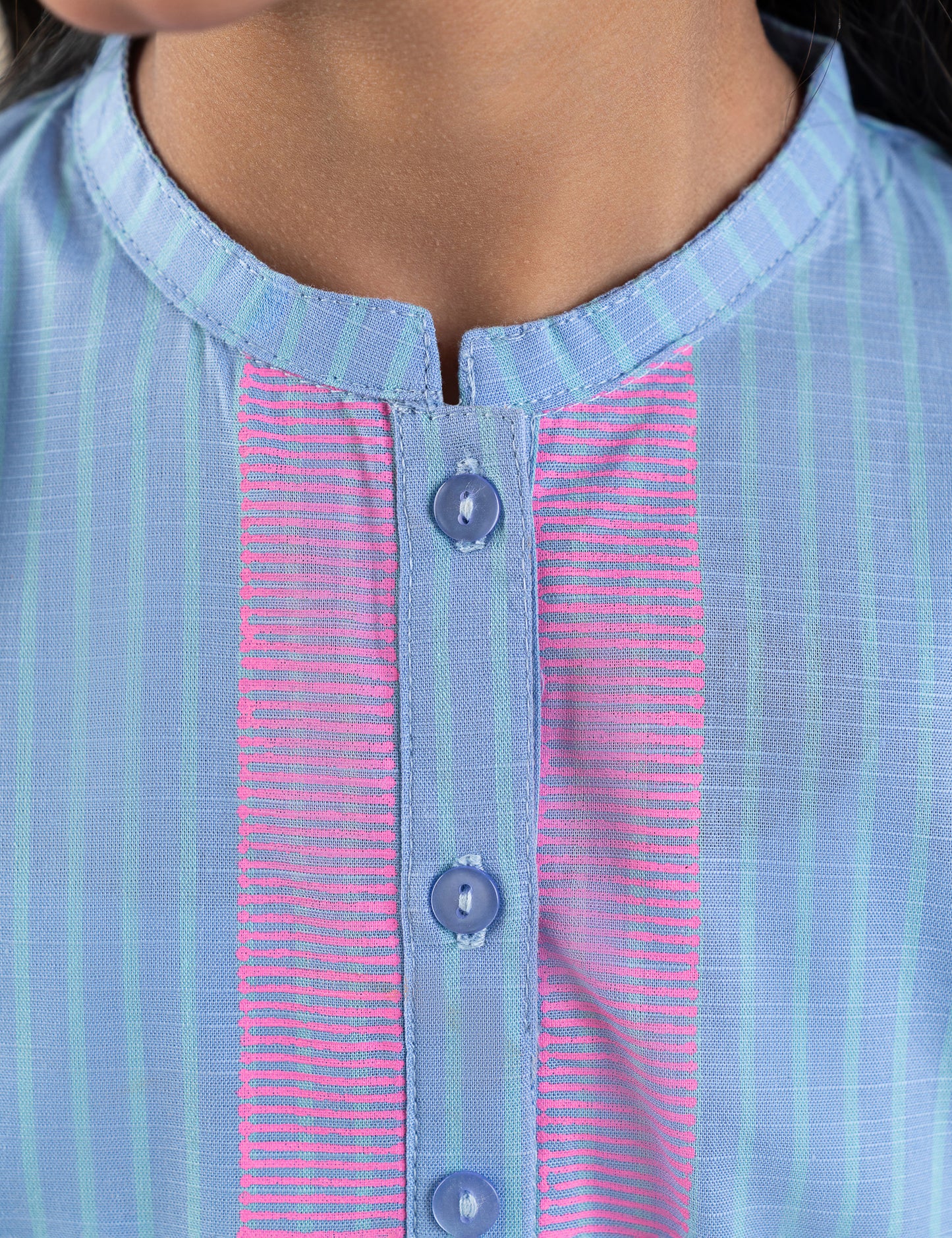 2 PIECE BLOCK PRINTED SUIT
