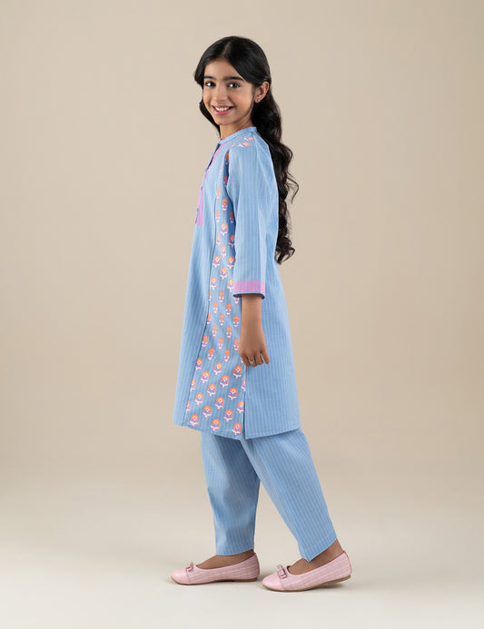 2 PIECE BLOCK PRINTED SUIT