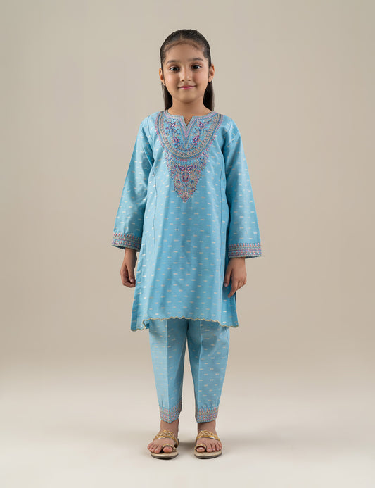 2 PIECE ETHNIC EMBROIDERED SUIT