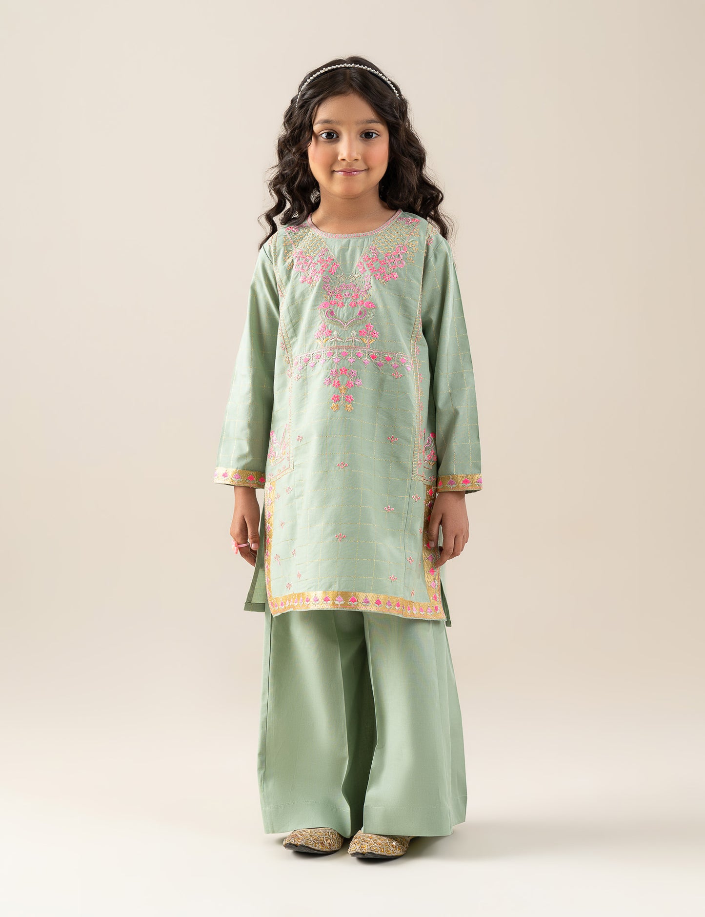 2 PIECE ETHNIC EMBROIDERED SUIT