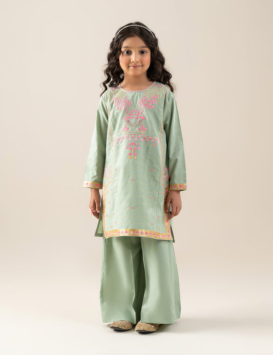 2 PIECE ETHNIC EMBROIDERED SUIT
