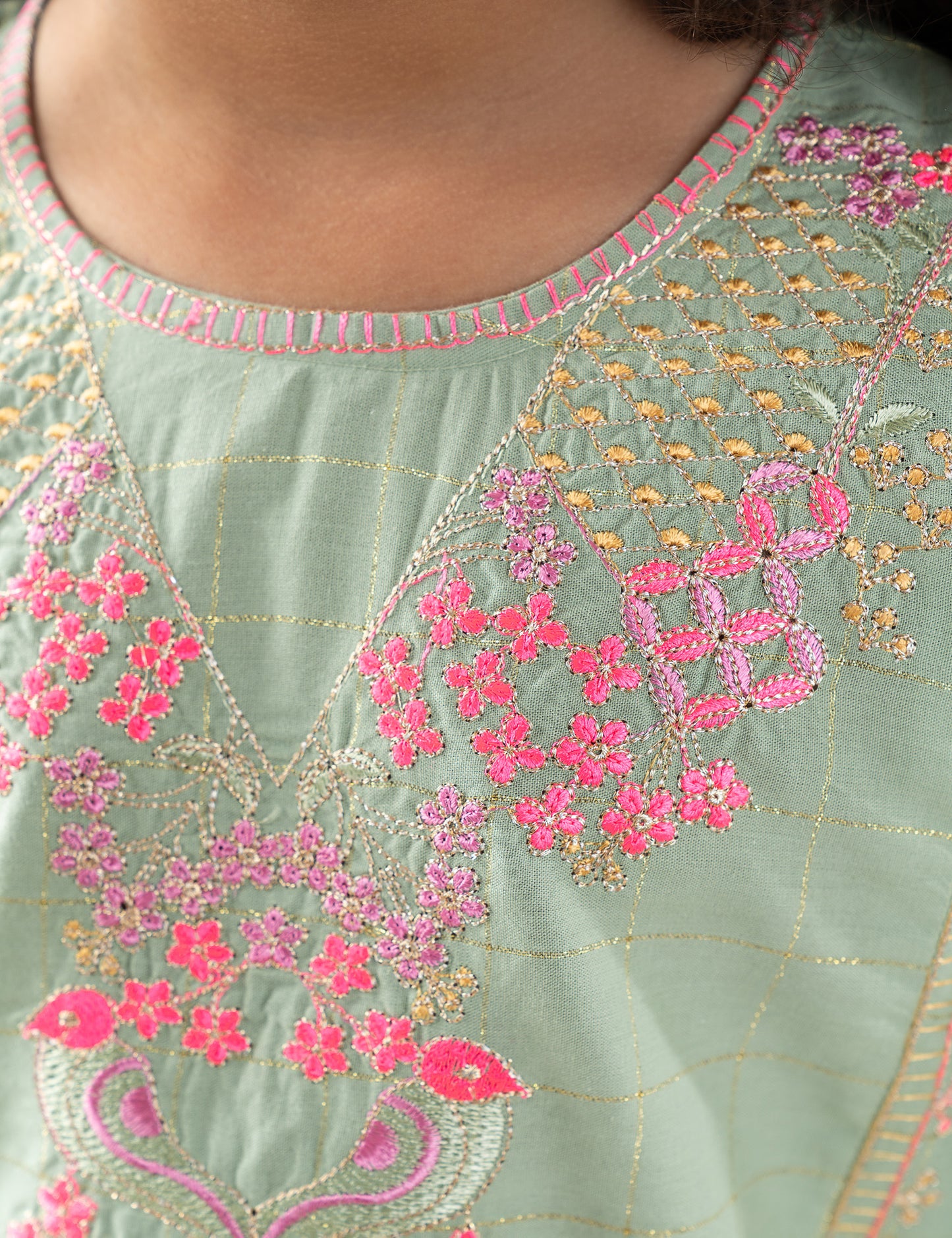 2 PIECE ETHNIC EMBROIDERED SUIT