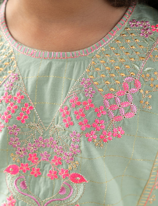 2 PIECE ETHNIC EMBROIDERED SUIT