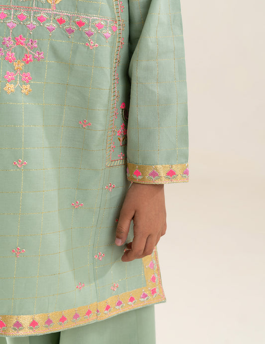 2 PIECE ETHNIC EMBROIDERED SUIT