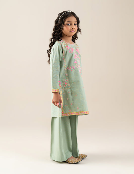 2 PIECE ETHNIC EMBROIDERED SUIT