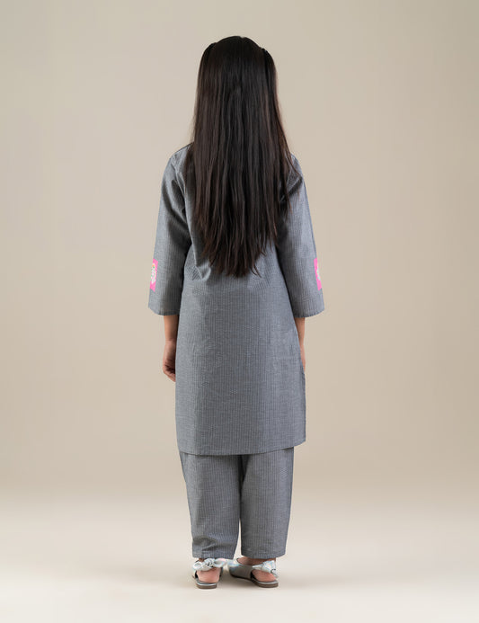 2 PIECE BLOCK PRINTED SUIT