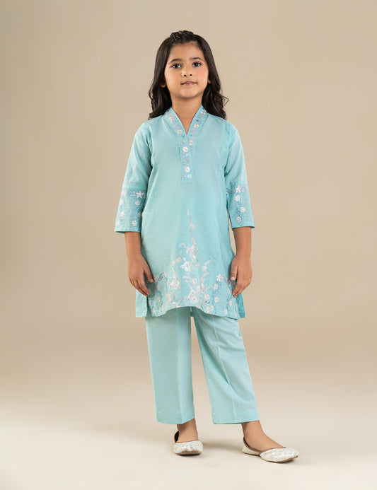 2 PIECE TILLA EMBROIDERED SUIT