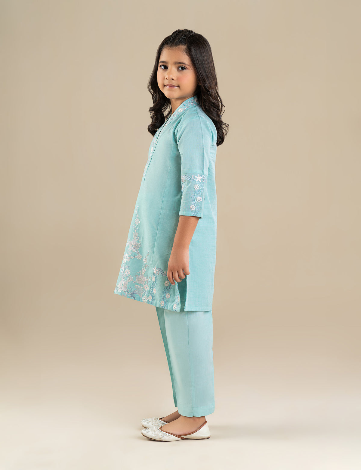2 PIECE TILLA EMBROIDERED SUIT