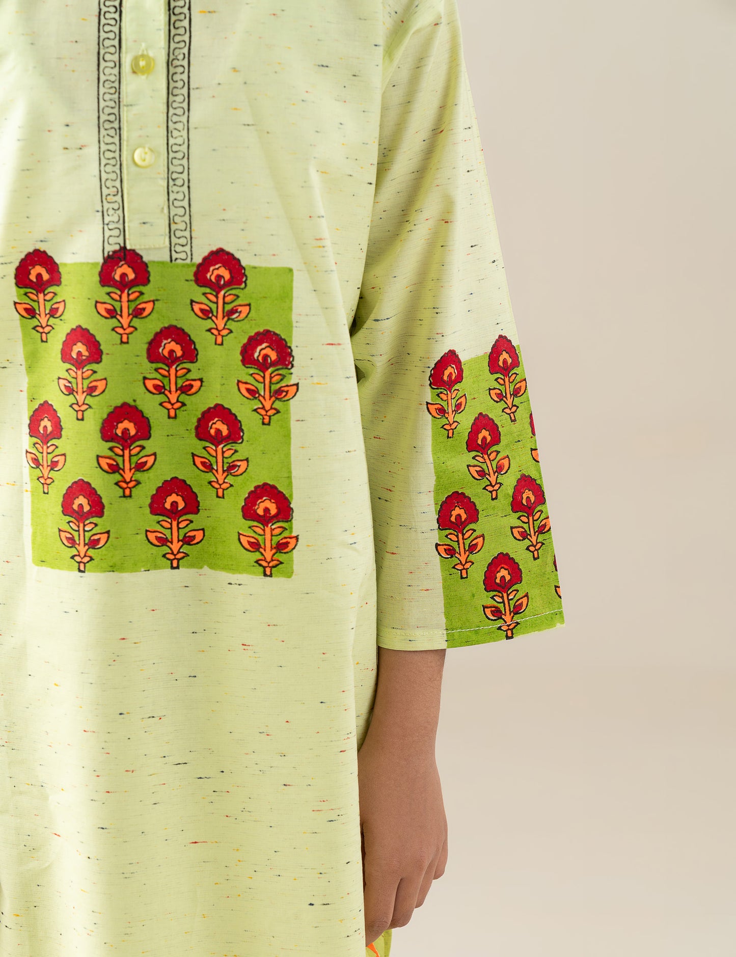 2 PIECE COLOR BLOCKING SUIT