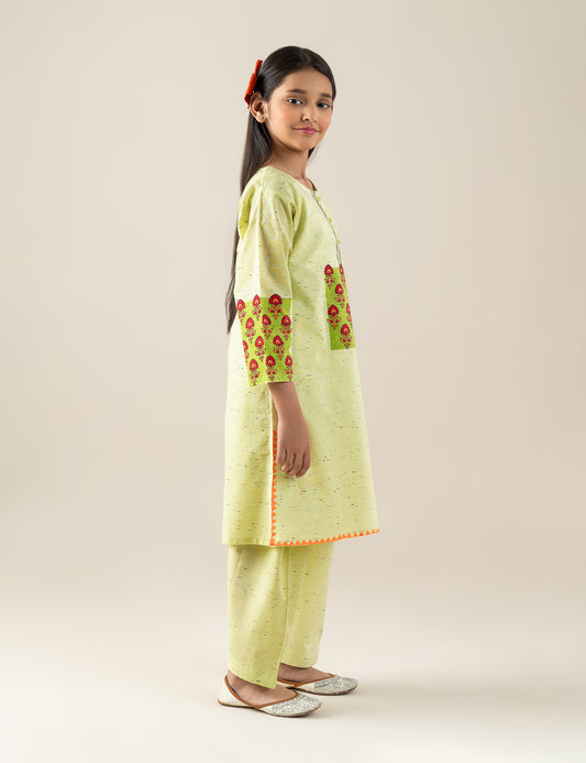 2 PIECE COLOR BLOCKING SUIT