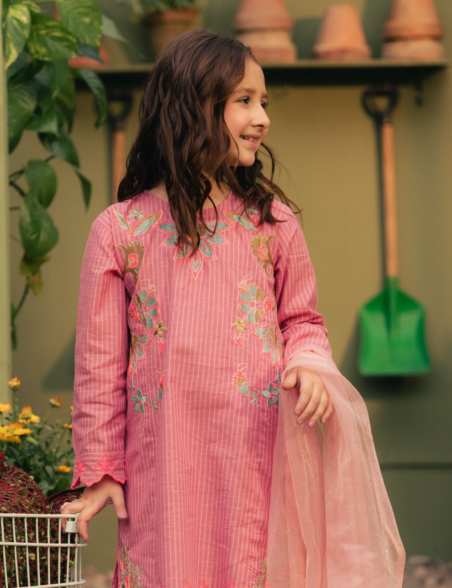 2 PIECE VIBRANT EMBROIDERED SUIT