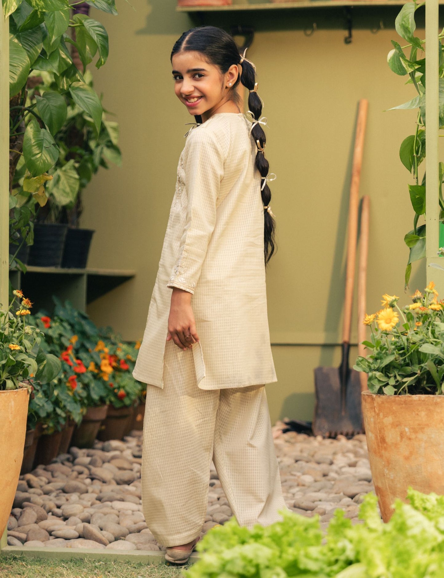 2 PIECE TILLA EMBROIDERED SUIT