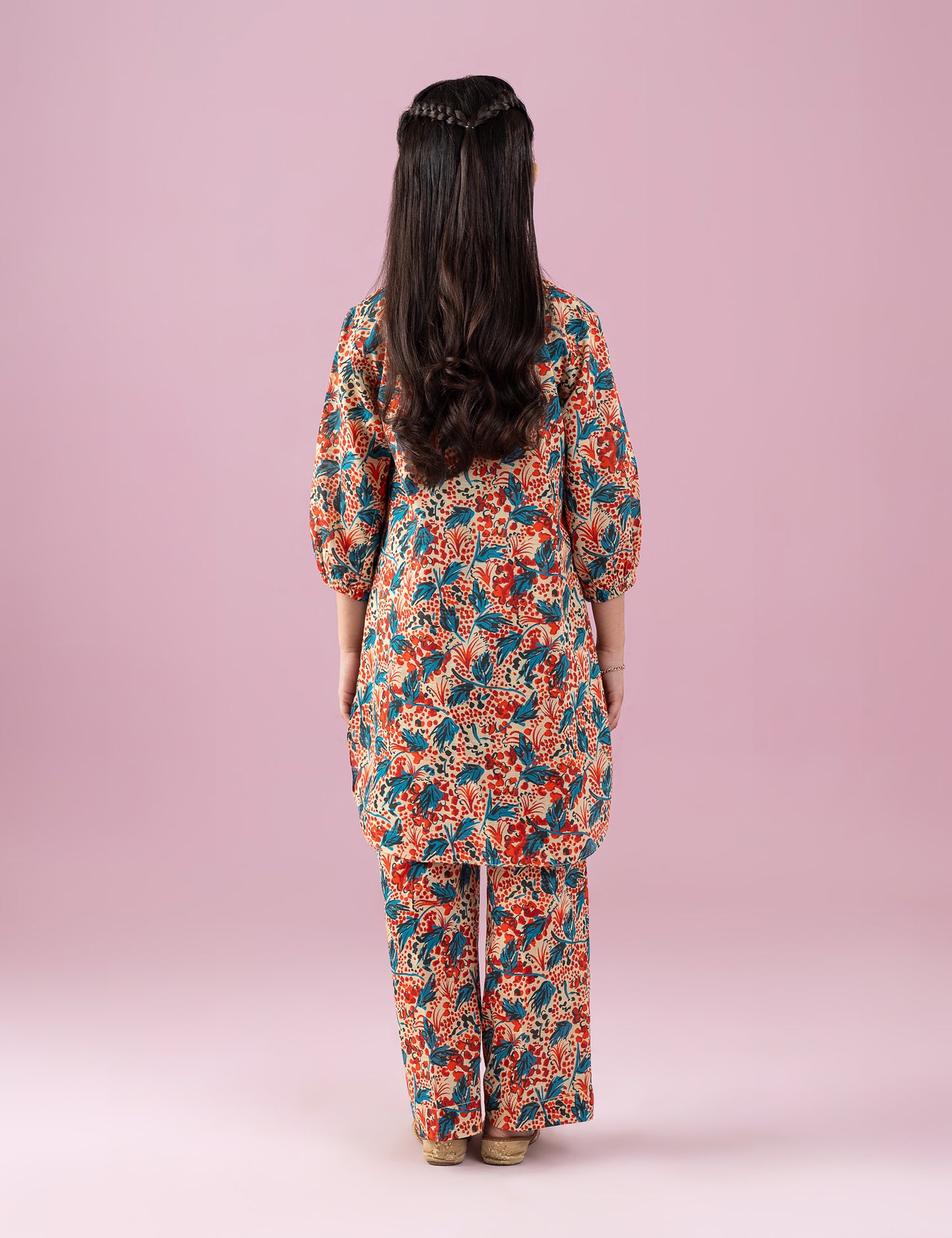 2 PIECE FLORAL PRINTED SUIT