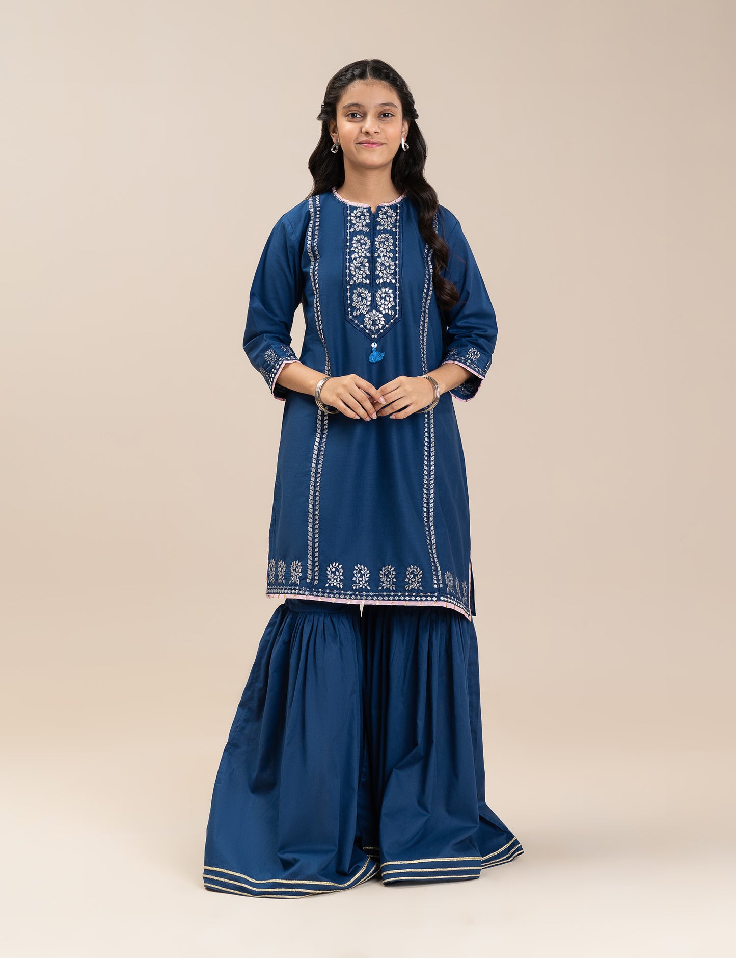 2 PIECE ETHNIC EMBROIDERED SUIT