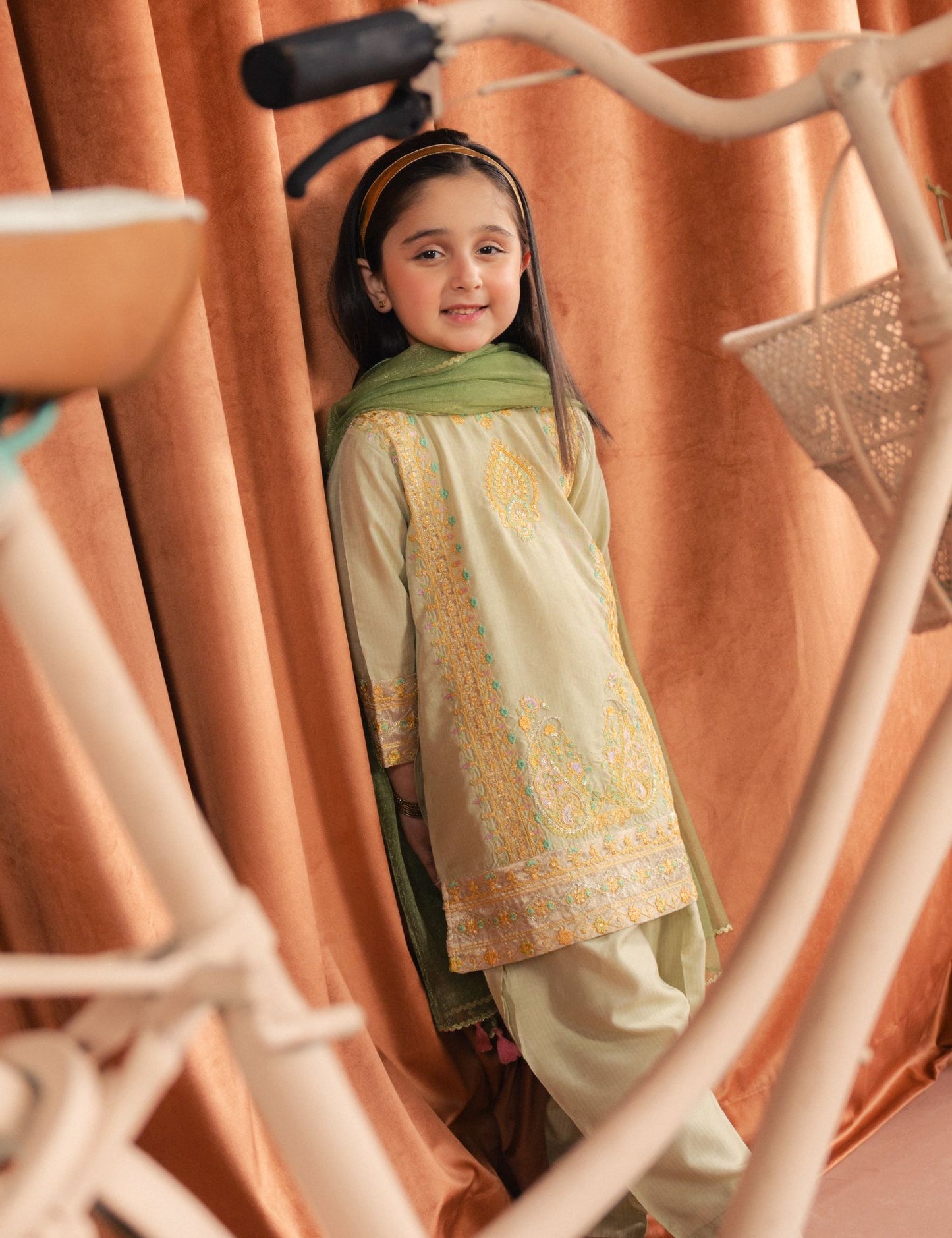 2 PIECE ETHNIC EMBROIDERED SUIT