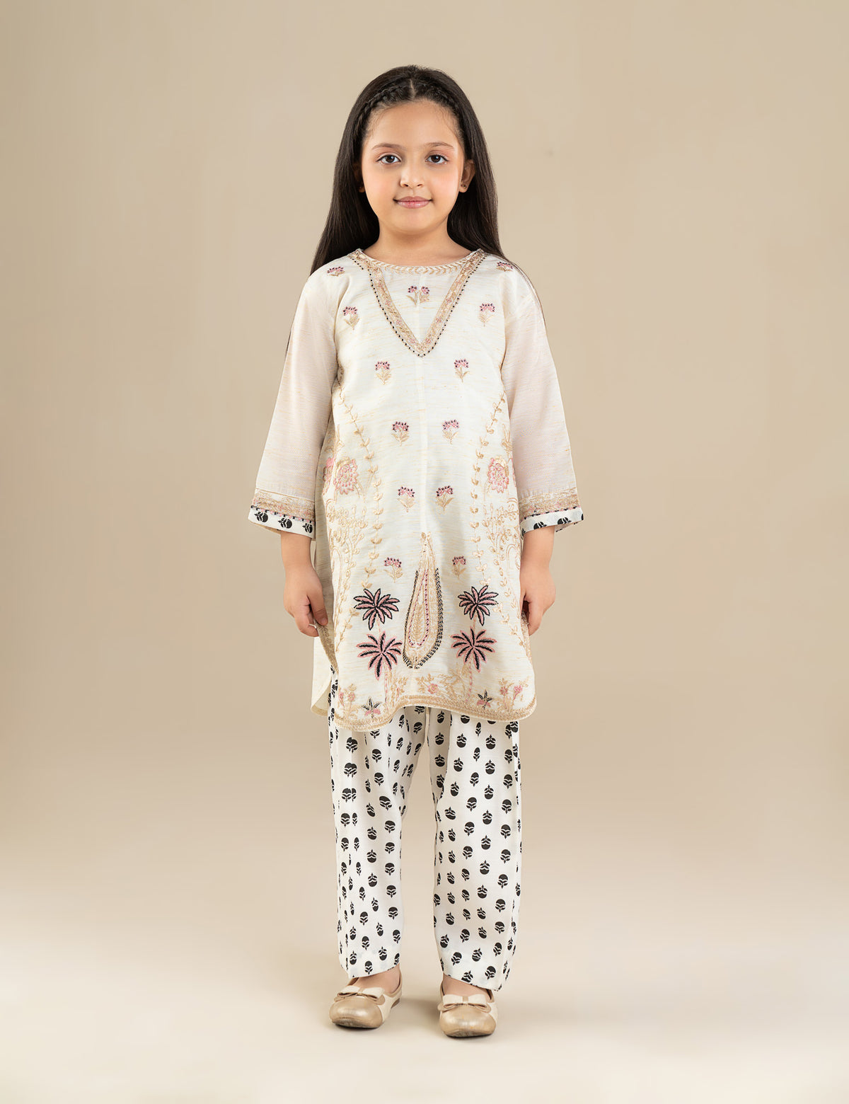 2 PIECE TILLA EMBROIDERED SUIT