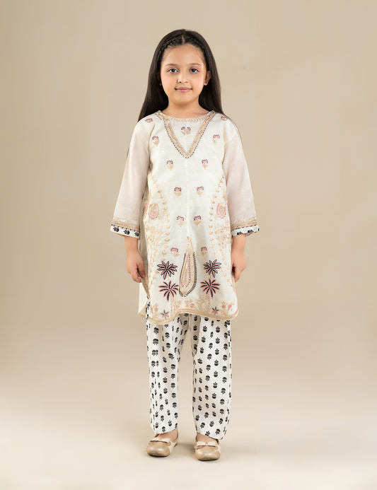2 PIECE TILLA EMBROIDERED SUIT