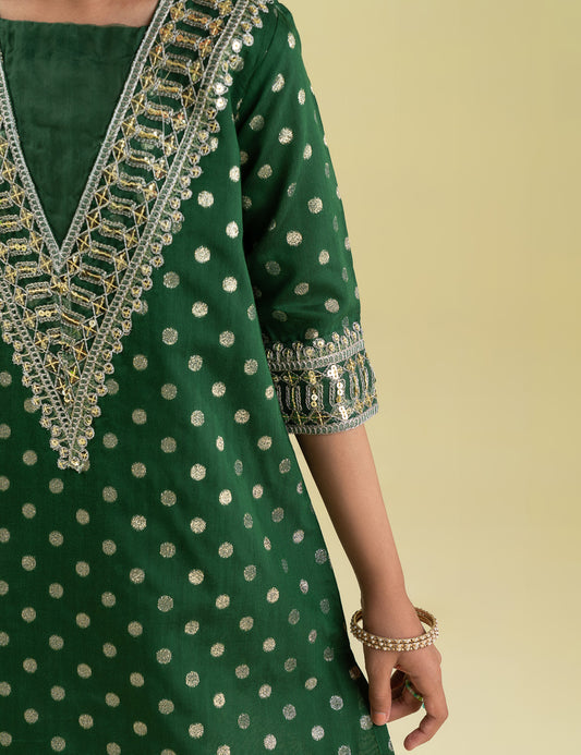 2 PIECE ETHNIC EMBROIDERED SUIT