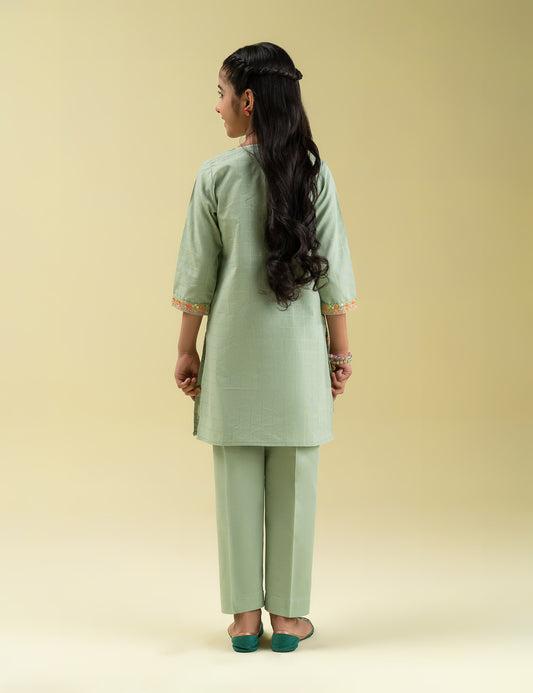 2 PIECE ETHNIC EMBROIDERED SUIT