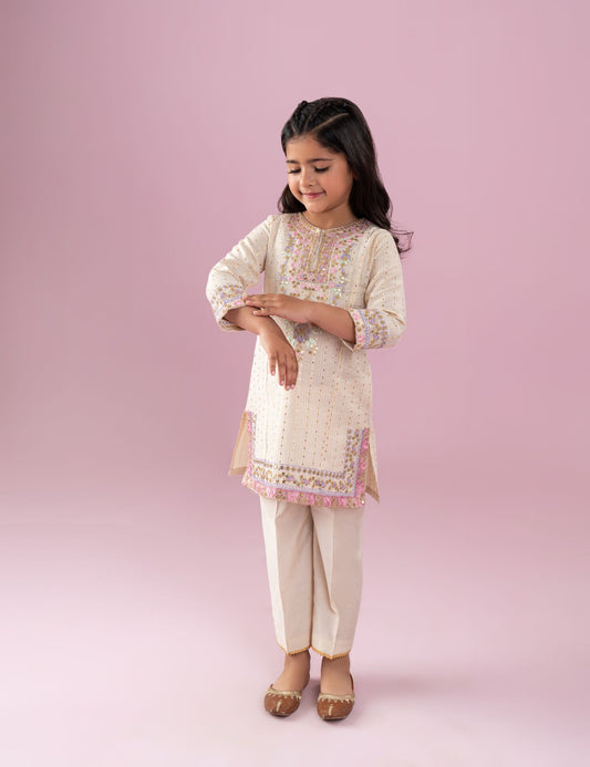 2 PIECE TILLA EMBROIDERED SUIT