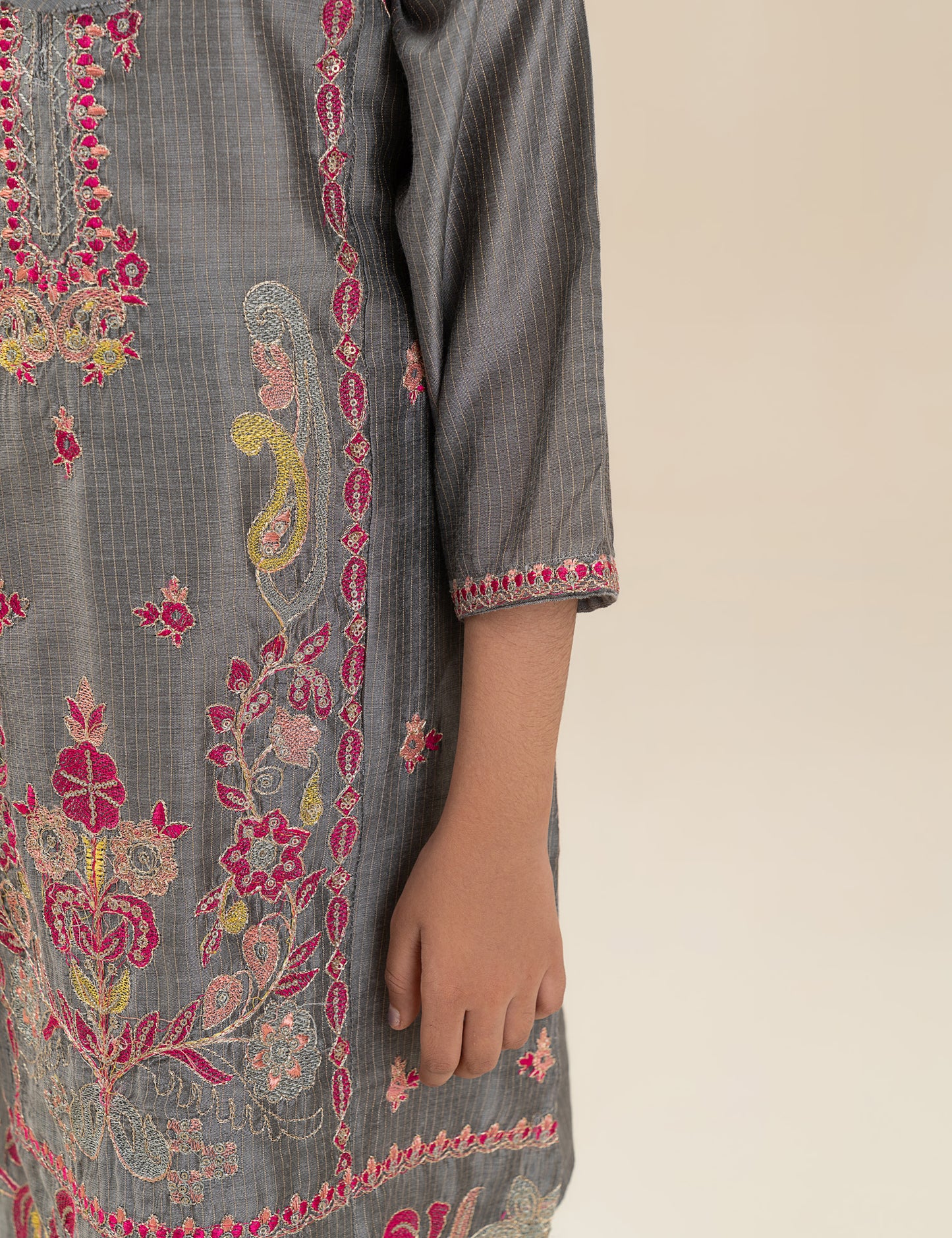 2 PIECE ETHNIC EMBROIDERED SUIT