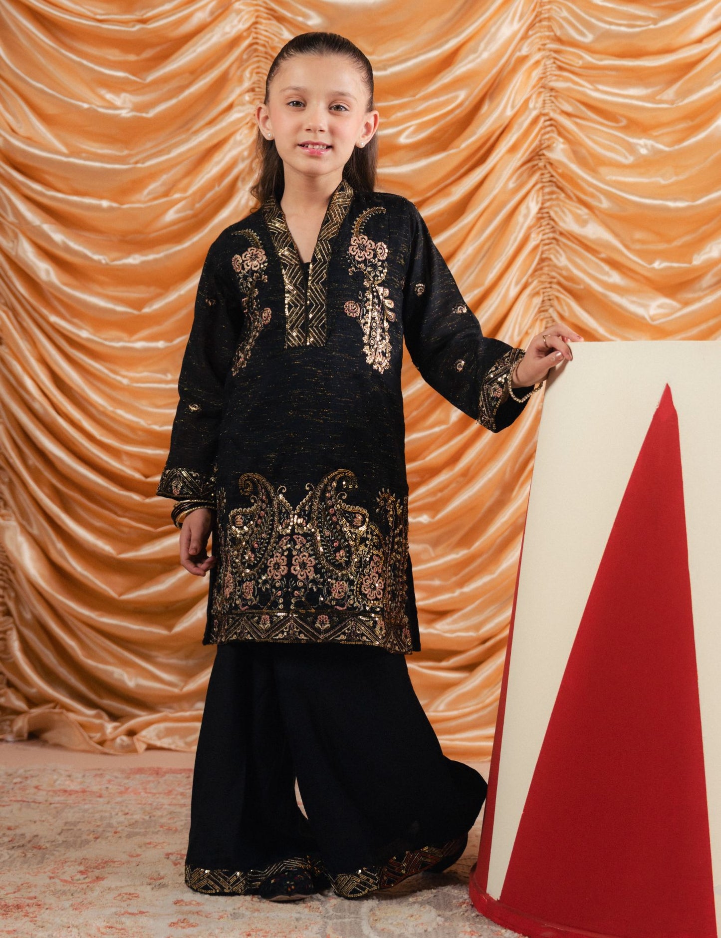 2 PIECE ETHNIC EMBROIDERED SUIT