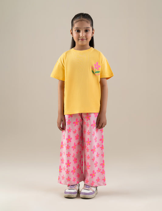 2 PIECE FLORAL PRINTED SUIT