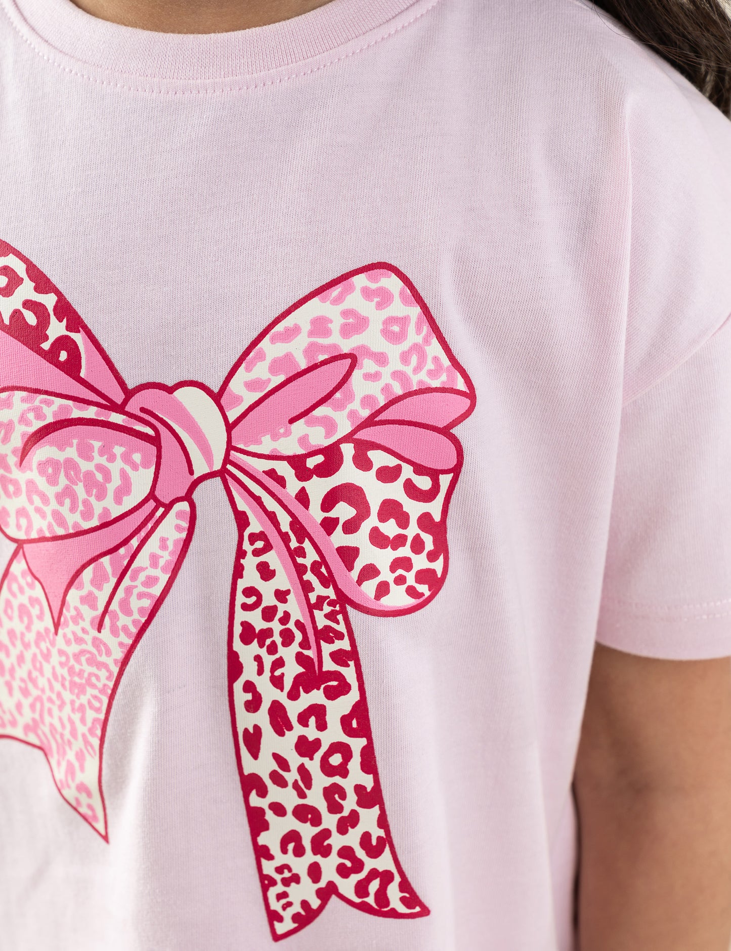 2 PIECE BOW GRAPHIC SUIT