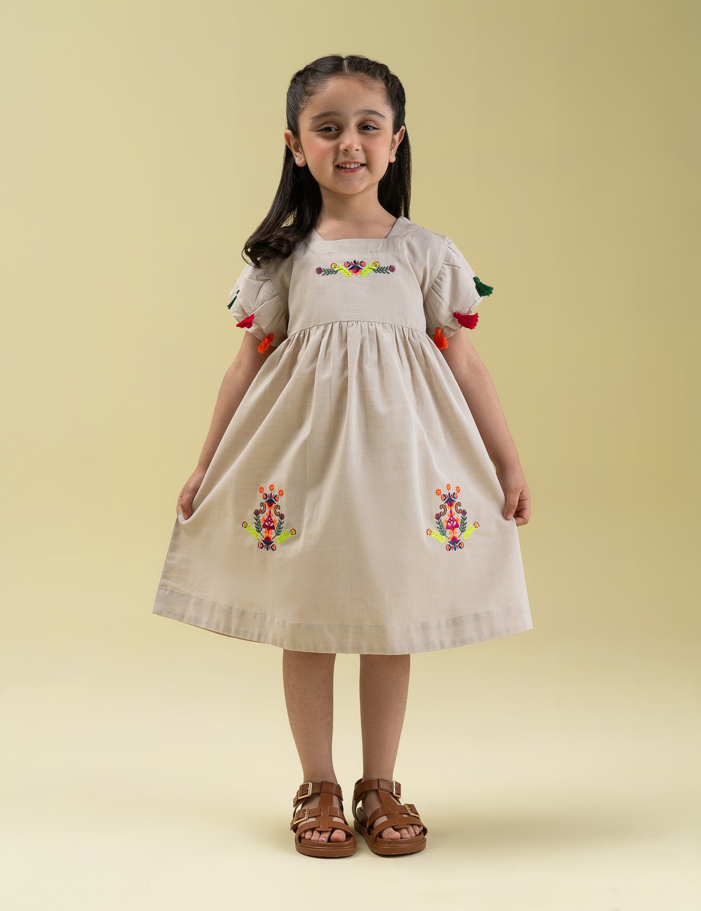 EMBROIDERED DRESS