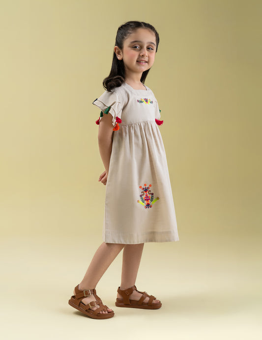 EMBROIDERED DRESS