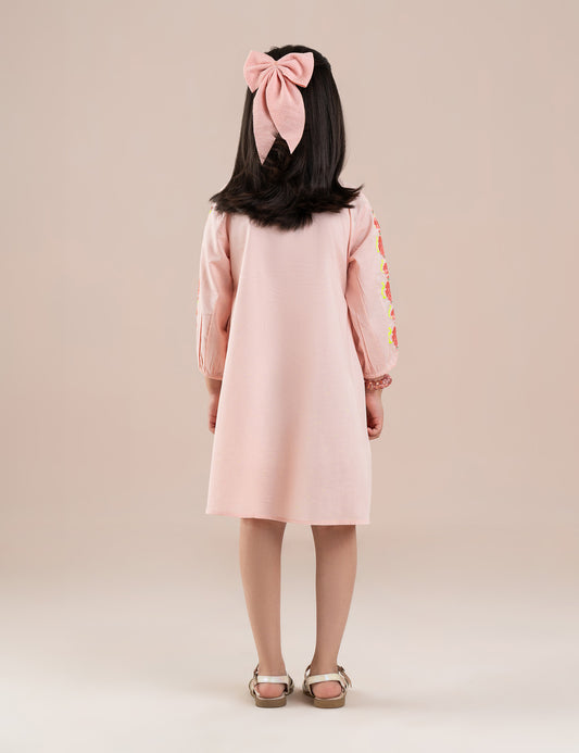 FLORAL EMBROIDERED DRESS