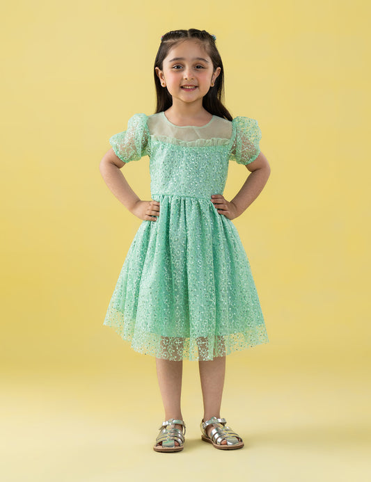 SEQUIN EMBELLISHED DRESS