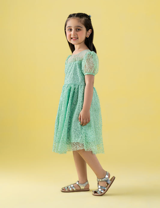 SEQUIN EMBELLISHED DRESS