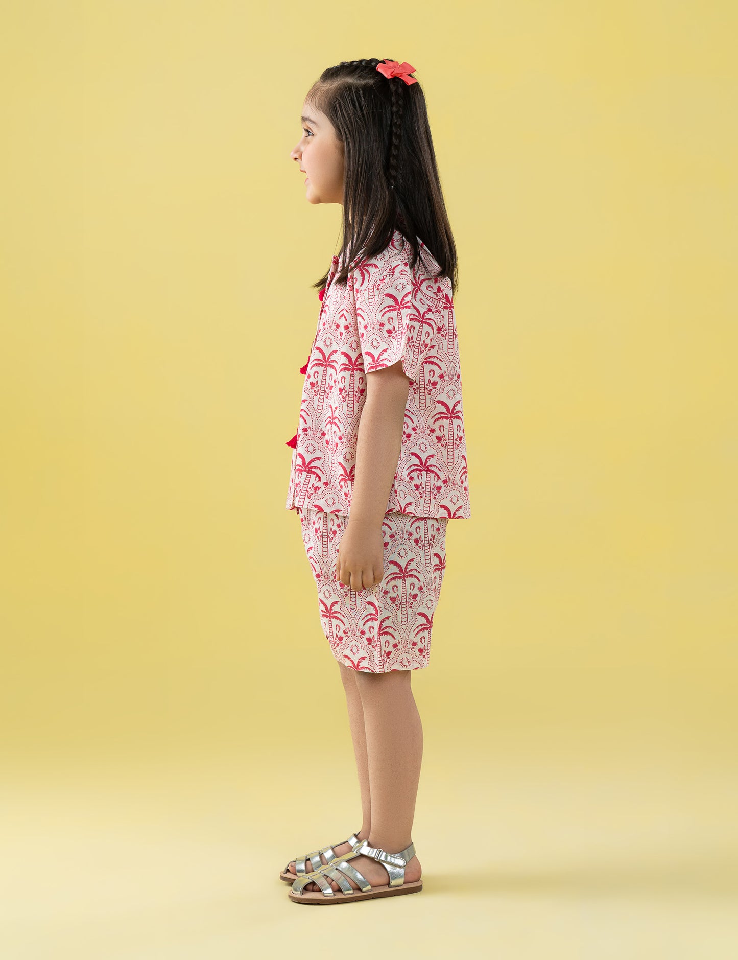 2 PIECE PALM TREE PRINTED SUIT