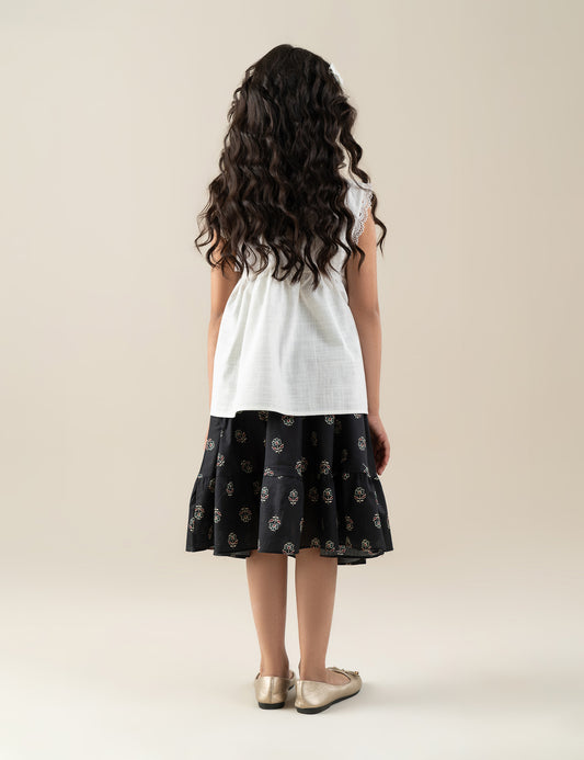 2 PIECE FLORAL EMBROIDERED SUIT