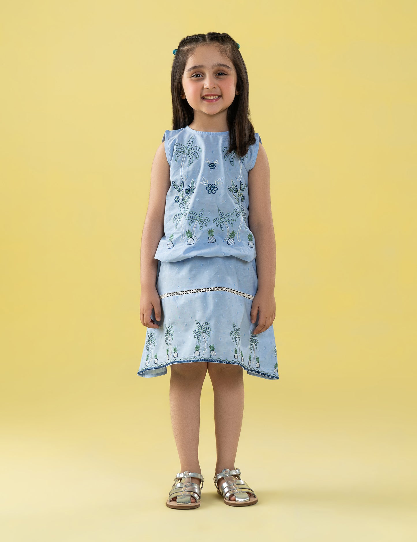 2 PIECE EMBROIDERED SUIT