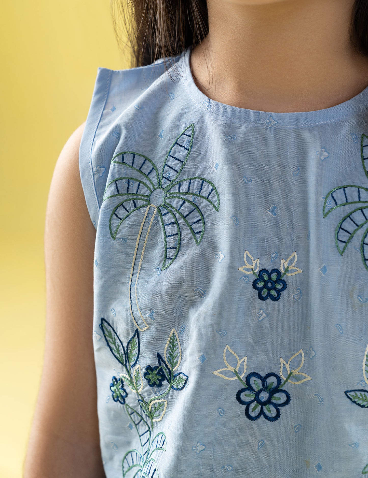 2 PIECE EMBROIDERED SUIT