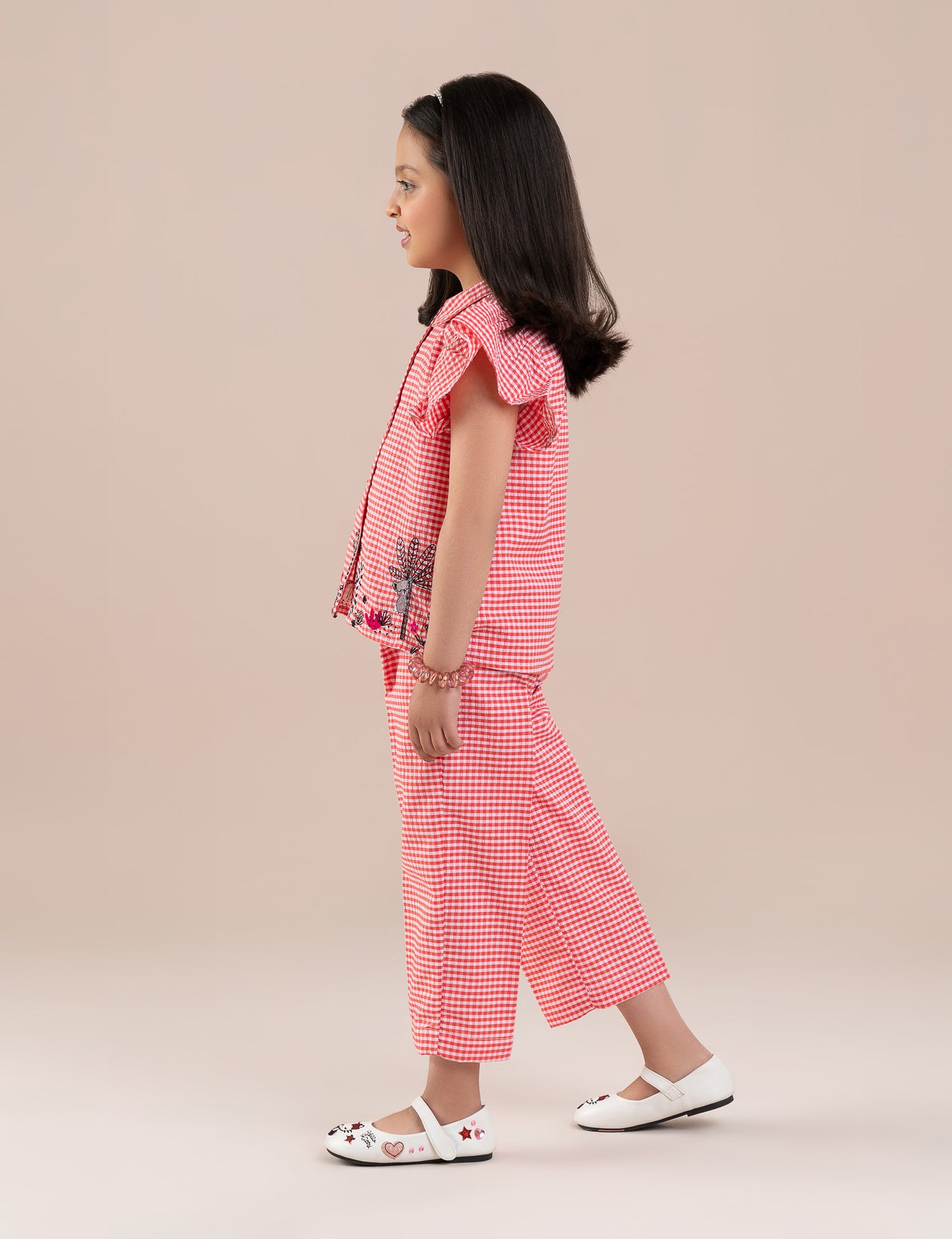 2 PIECE ANIMALS EMBROIDERED SUIT