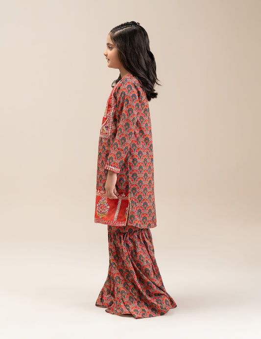 2 PIECE ETHNIC EMBROIDERED SUIT