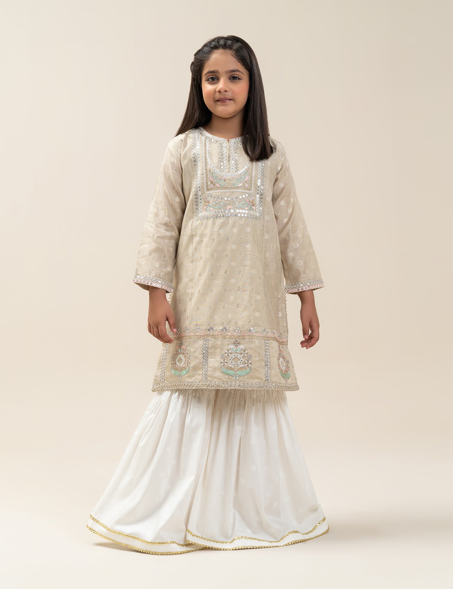 2 PIECE ETHNIC EMBROIDERED SUIT