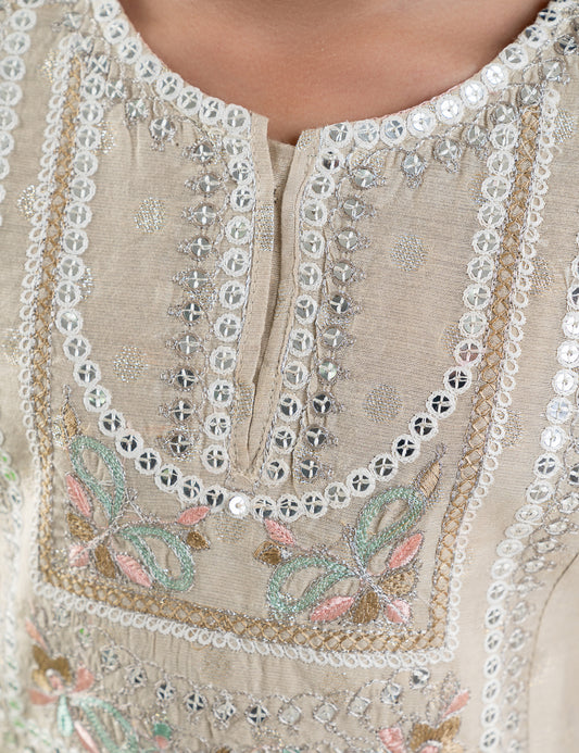 2 PIECE ETHNIC EMBROIDERED SUIT